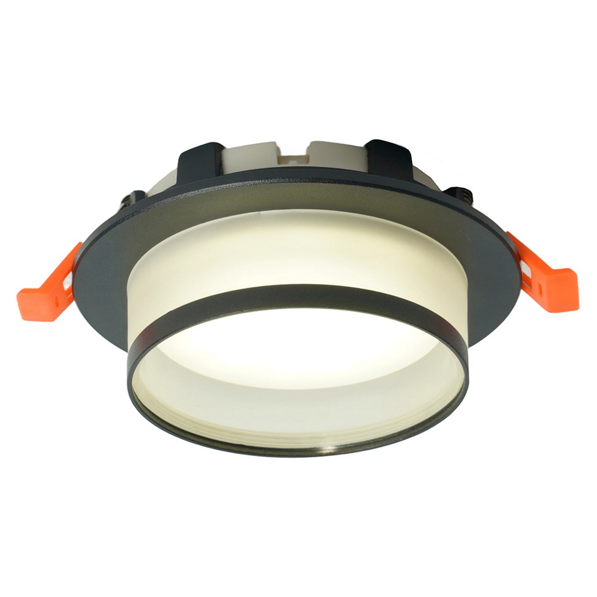 Встраиваемые светодиодные светильники Светильник встраиваемый Feron DL500 потолочный GX53 черный круг 51086 