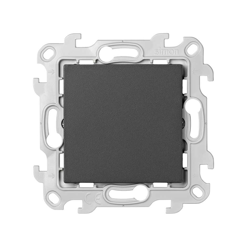 Розетки и выключатели Simon 24 Графит Заглушка Simon 24 Графит 2400800-038