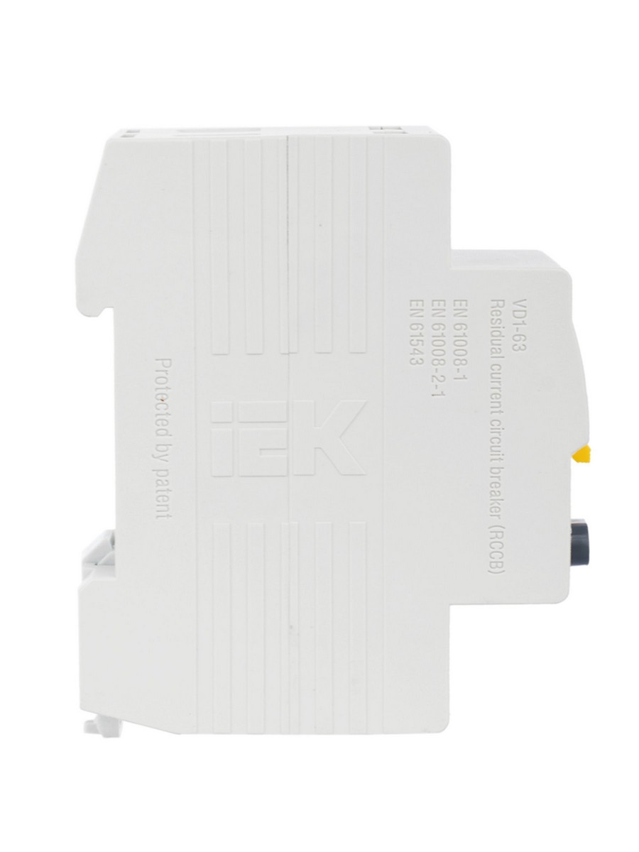 IEK Выключатель дифференциальный IEK KARAT ВД1-63 (УЗО) 2Р 25А 30мА MDV10-2-025-030 