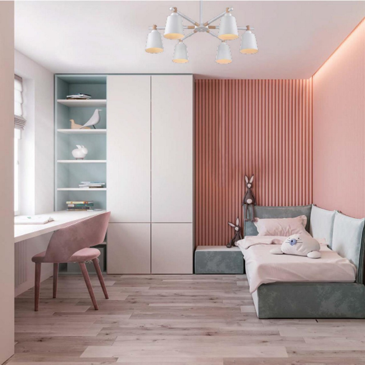 Люстры Люстра потолочная LUMION 8097/6C ROSALINA 