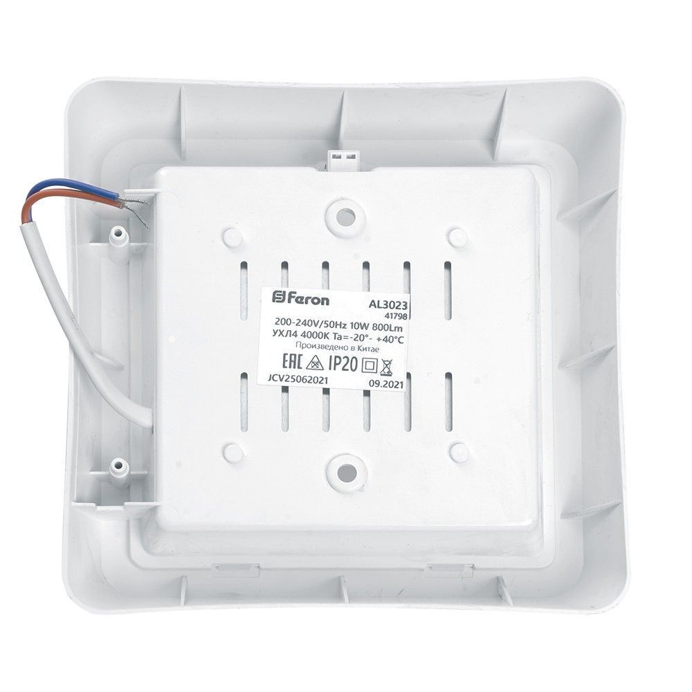 Накладные светодиодные светильники Светильник накладной светодиодный FERON AL3021 белый 15W 4000К 41776 