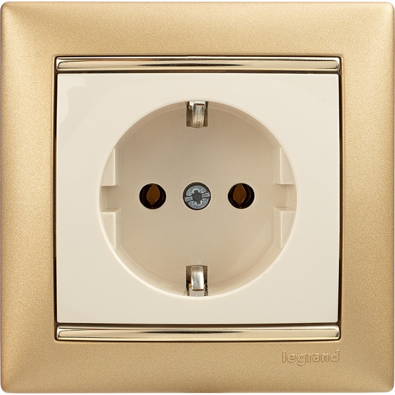 Розетка Legrand Valena Крем 1-ая с/з 774320