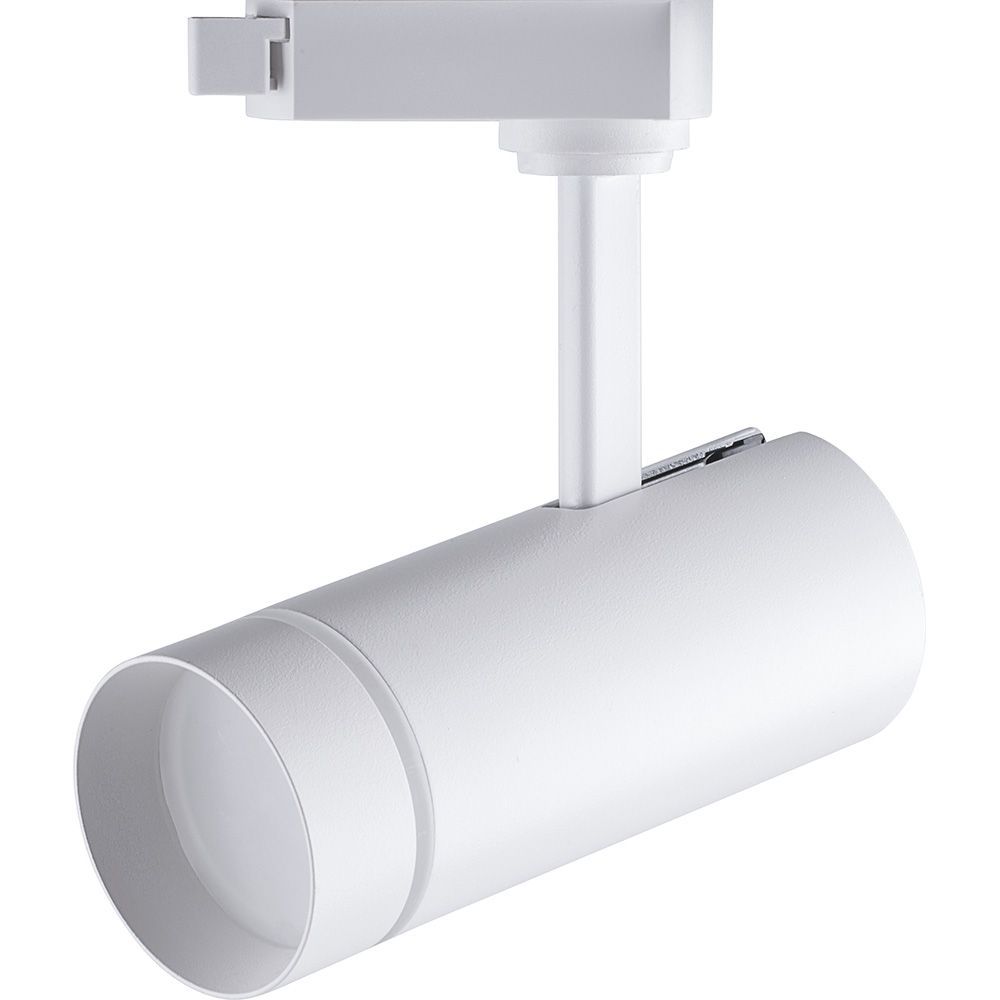 Трековые светодиодные светильники Светодиодный светильник Feron AL106 трековый на шинопровод 12W 4000K 80 градусов белый 32444 
