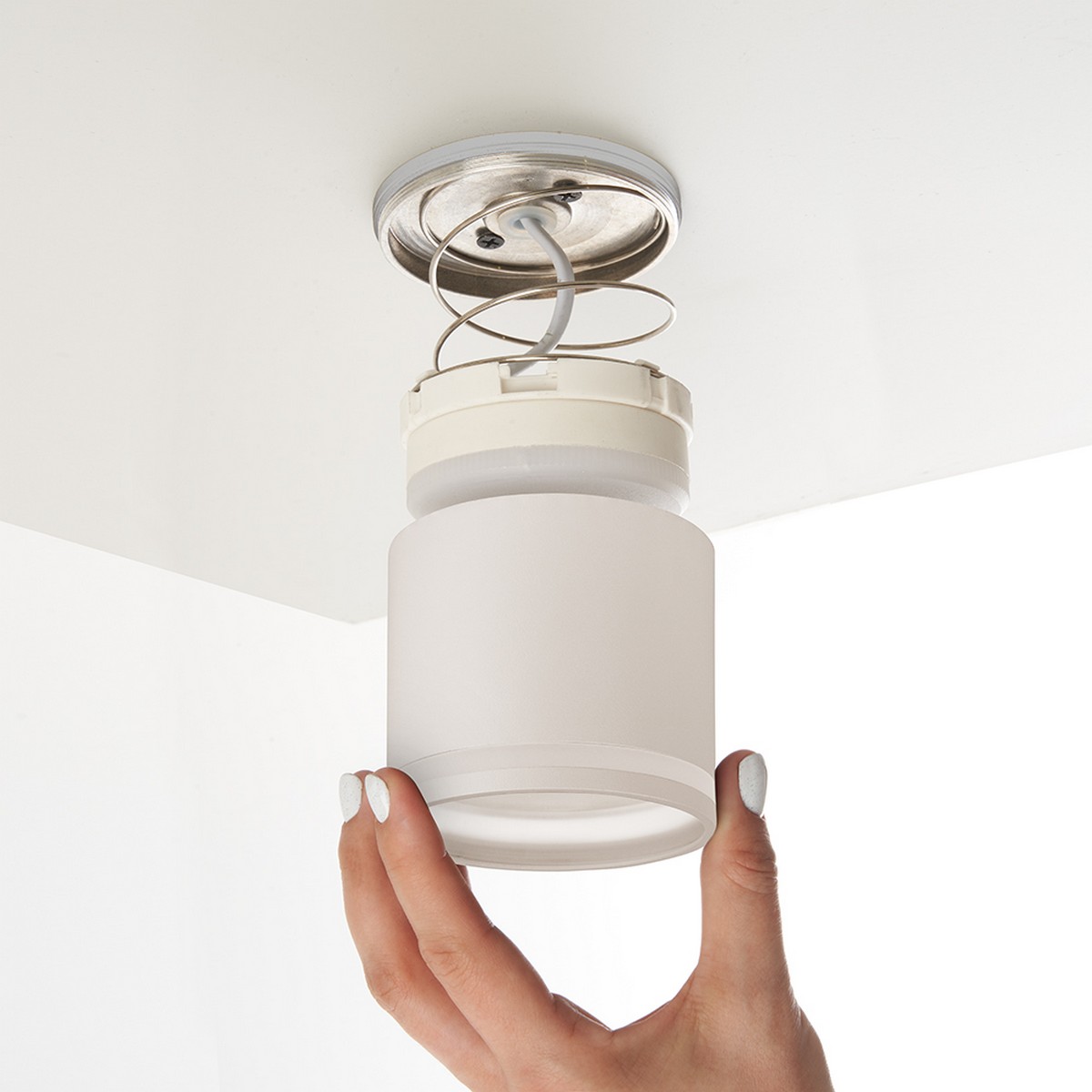 Светильники споты светодиодные Светильник спот потолочный Feron HL362 белый 12W 41996 