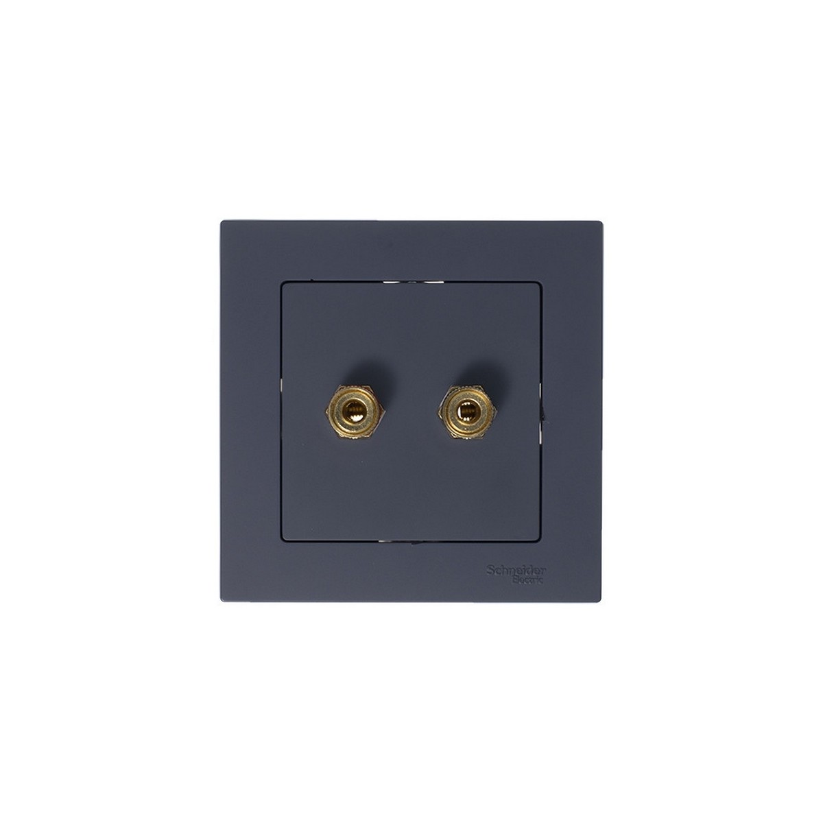 Аудиорозетка Systeme Electric AtlasDesign Грифель двухместная ATN000787