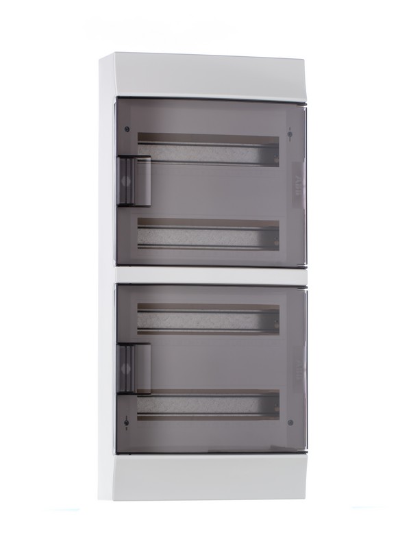 Бокс настенный ABB Mistral41 48М прозрачная дверь (с клемм) 1SPE007717F9995