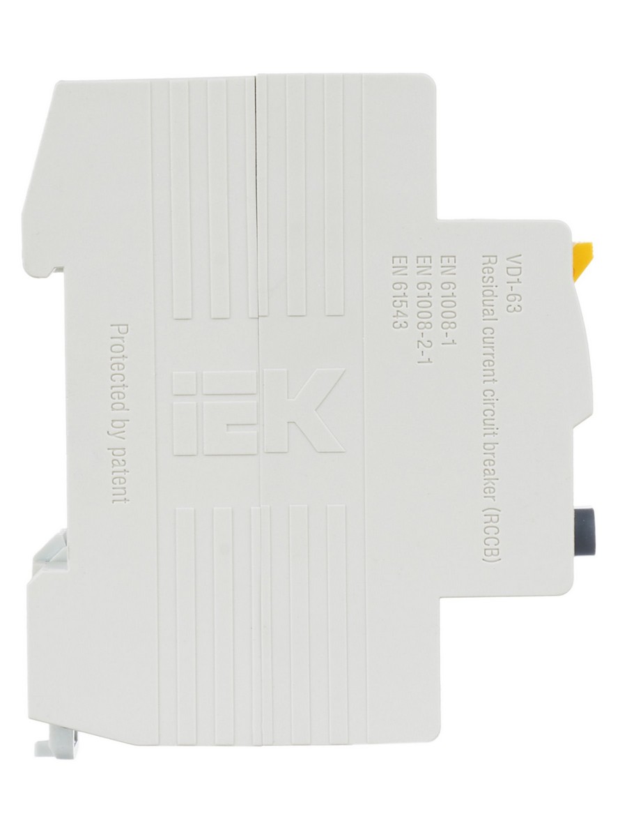 IEK Выключатель дифференциальный IEK KARAT ВД1-63 (УЗО) 2Р 25А 100мА MDV10-2-025-100 