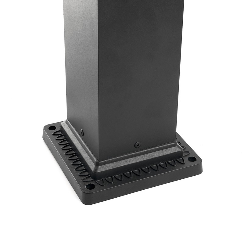 Светильник садово-парковый Feron PL676 столб 60W 230V E27 черный 11691
