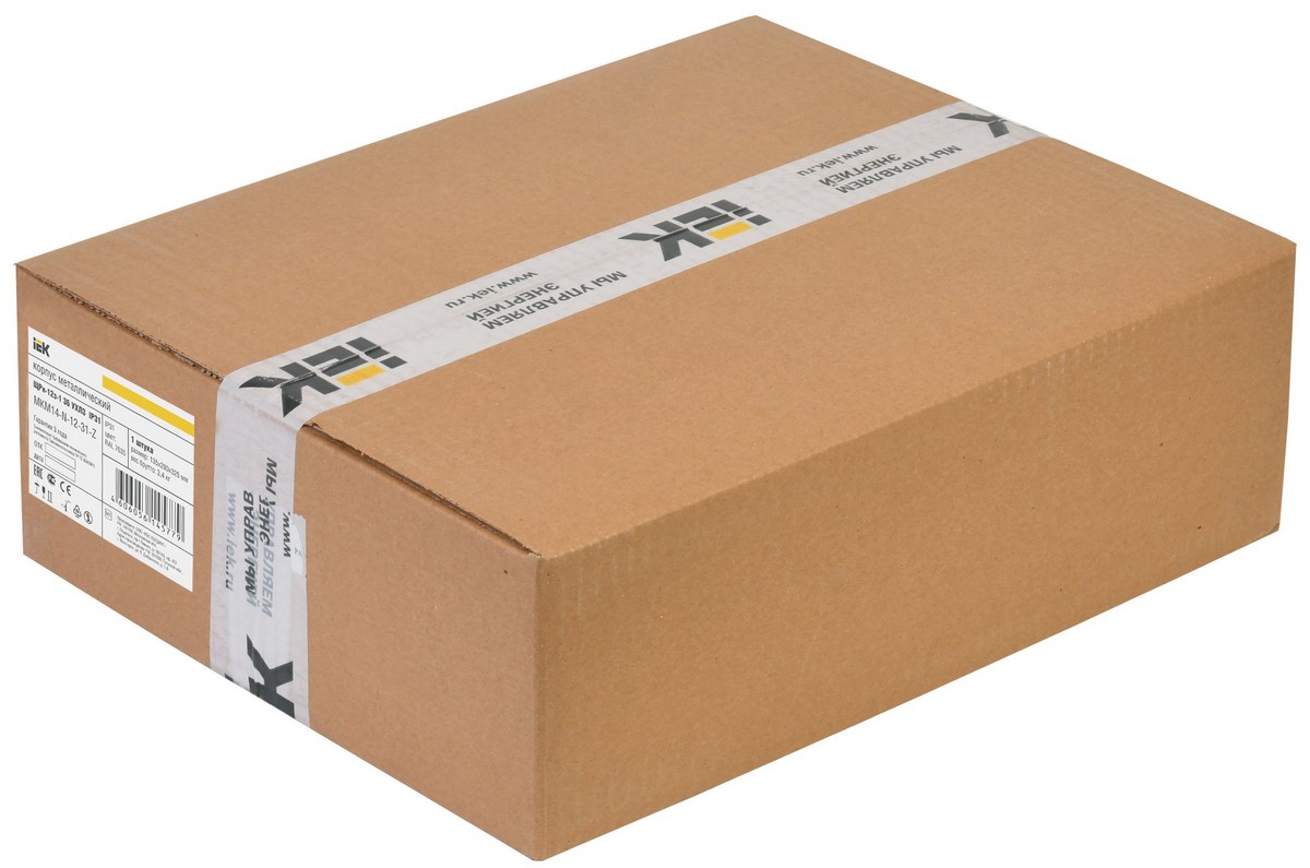 Металлические щиты и корпуса Корпус металлический IEK TITAN 3 ЩРн-12 (265х310х120мм) IP31 MKM14-N-12-31-Z 