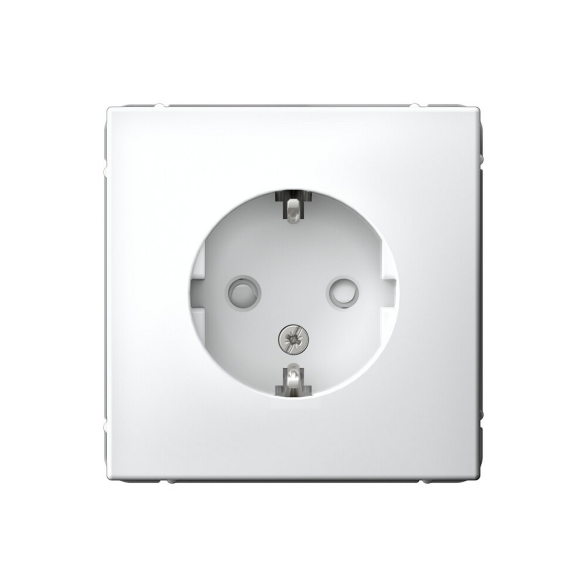 Розетка Systeme Electric ArtGallery Белый с заземлением со шторками 16А GAL000145