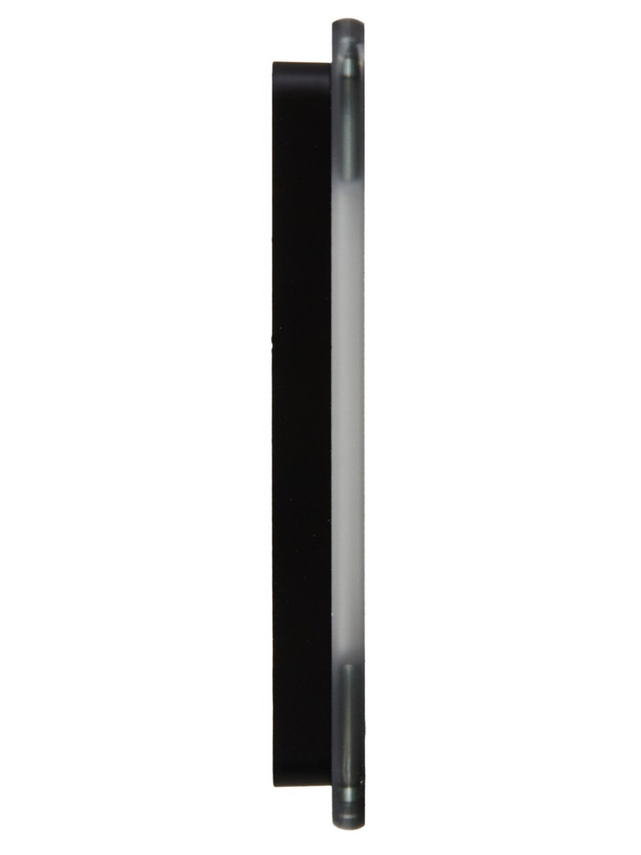 Рамка IEK BRITE DECOR Черный матовый стекло скругл.угол 3-мест. РУ-3-2-Бр RE BR-M32-G-41-K02