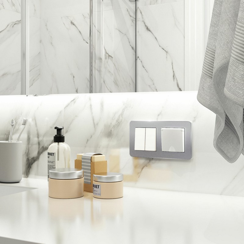 Werkel Белый матовый механизмы Розетка Werkel с заземлением и шторками c крышкой IP44 (БЕЛЫЙ МАТОВЫЙ) W1171261