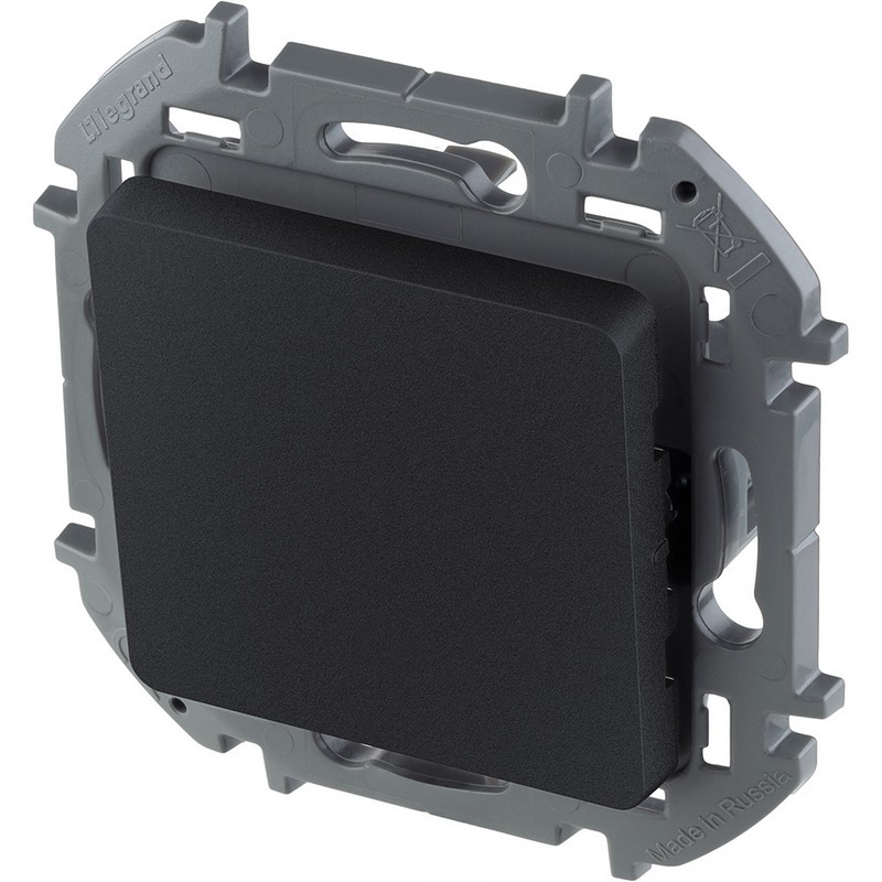 Переключатель Legrand INSPIRIA Антрацит промежуточный винтовые клеммы 10 AX 250 В 673683