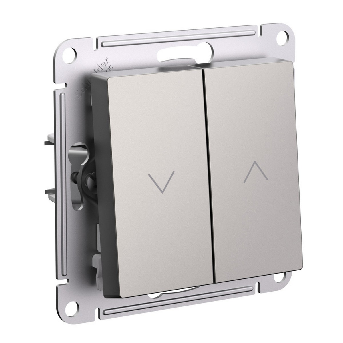 Выключатель Systeme Electric AtlasDesign Шампань 2-клавишный жалюзи, 10А, механизм ATN000519