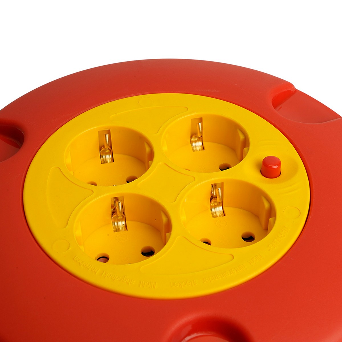 Колодки и удлинители, тройники Удлинитель-рулетка STEKKER STD06-40-30 Standart 4 розетки с/з ПВС 3*1 черный IP20 5м 50178 