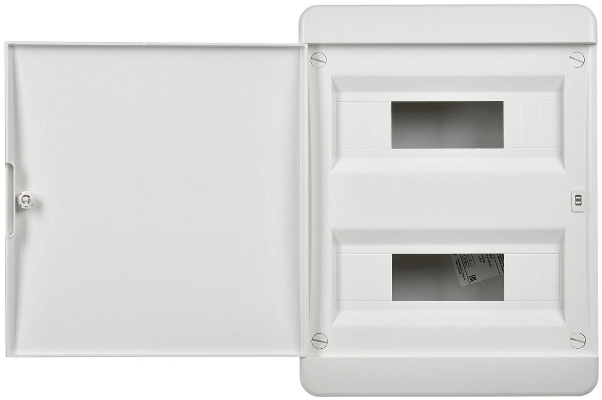Пластиковые боксы и щиты IEK Корпус пластиковый IEK TEKFOR ЩРВ-П-24 IP41 бел. дверь TF5-KP13-V-24-41-K01-K01