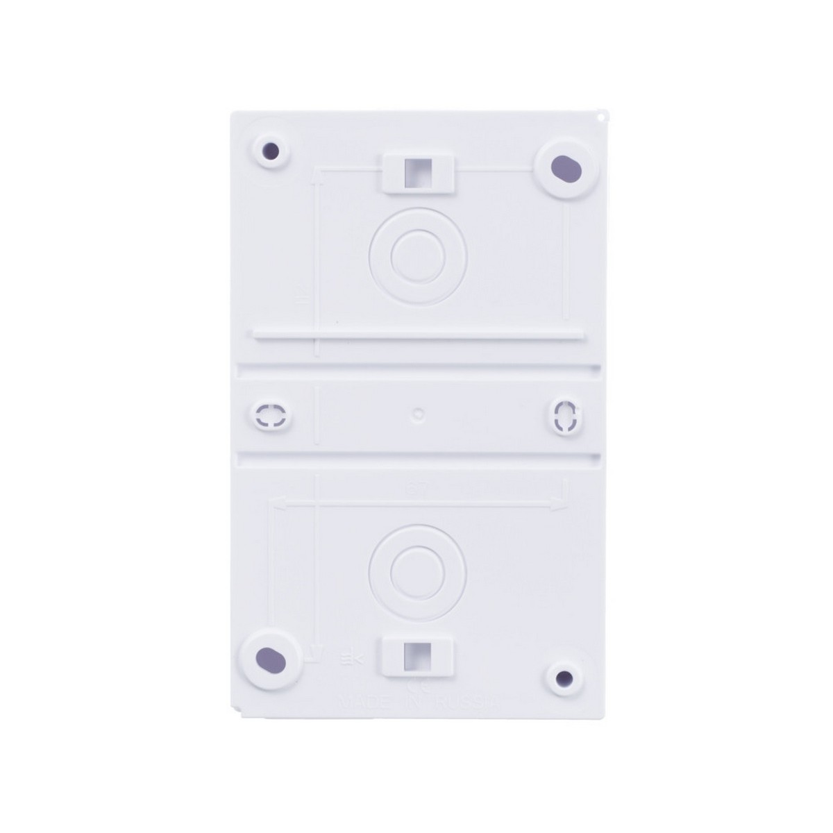 Пластиковые боксы и щиты Шнайдер Электрик Щит распределительный Systeme Electric навесной Easy9 XS с проз. дверцой 4мод EZ9EAB104