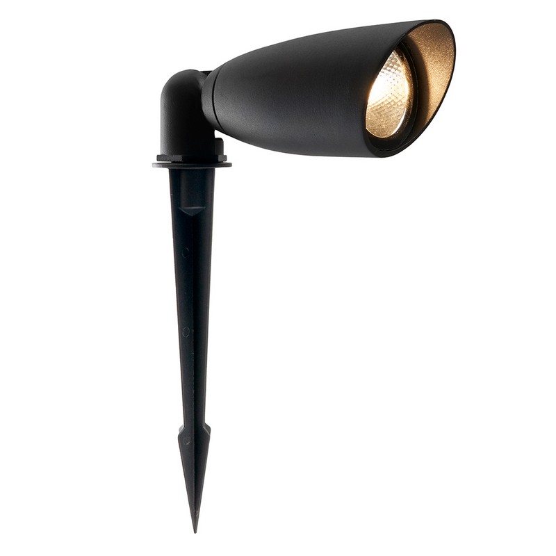 Светодиодные ландшафтные светильники Светодиодный светильник тротуарный (грунтовый) Feron SP2701 5W 12-24V 3000К черный IP65 48446 