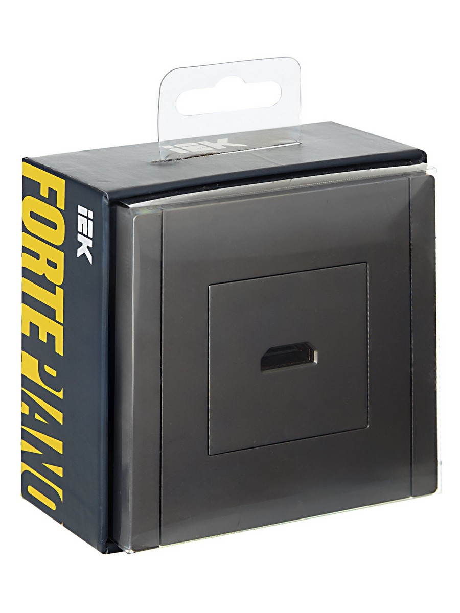 IEK FORTE&PIANO Серый Розетка IEK FORTE&PIANO Серый HDMI FP340