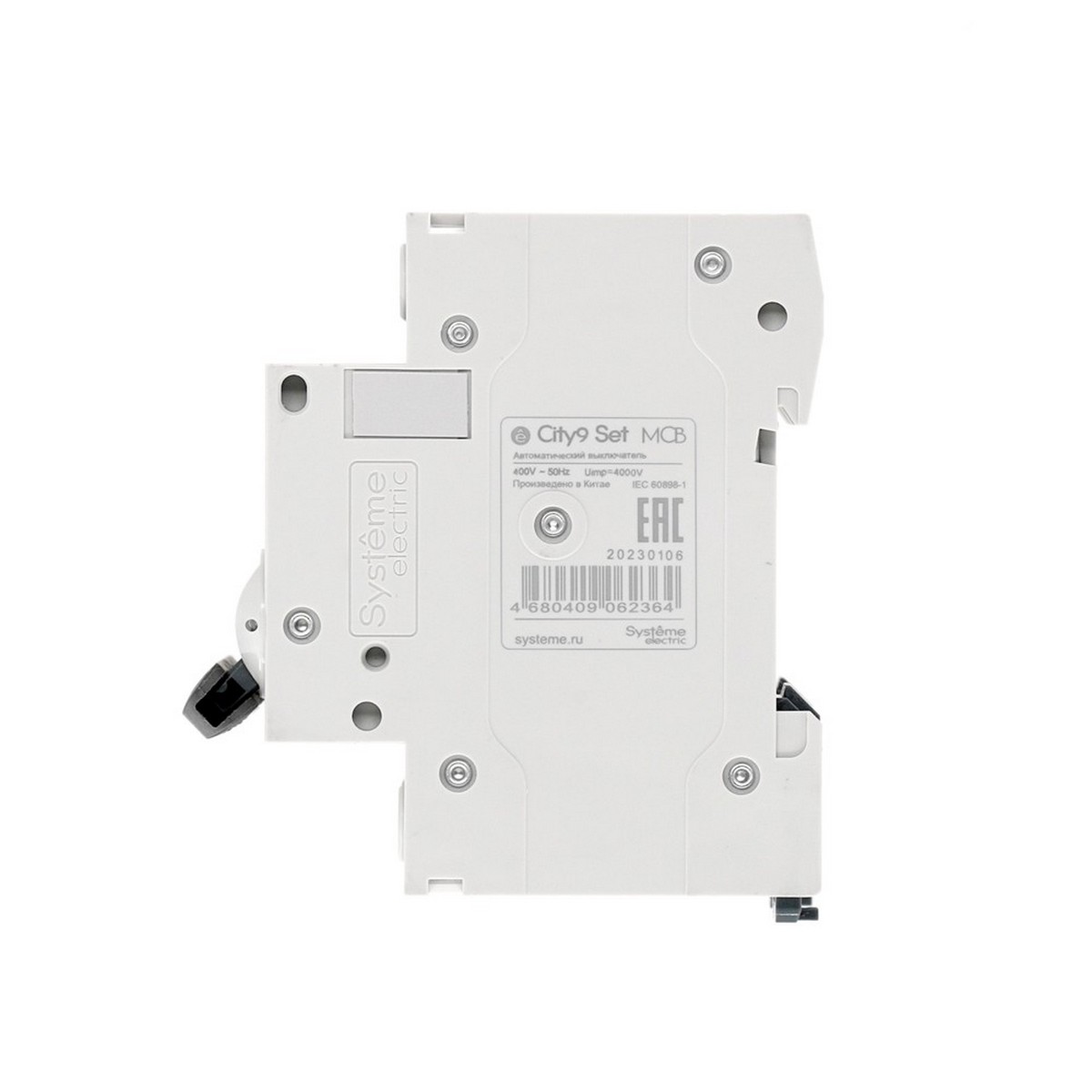 3 полюсные (трехполюсные) Автоматический выключатель SE City9 Set (АВ) С 6А 3P 4.5kA 400В C9F34306 