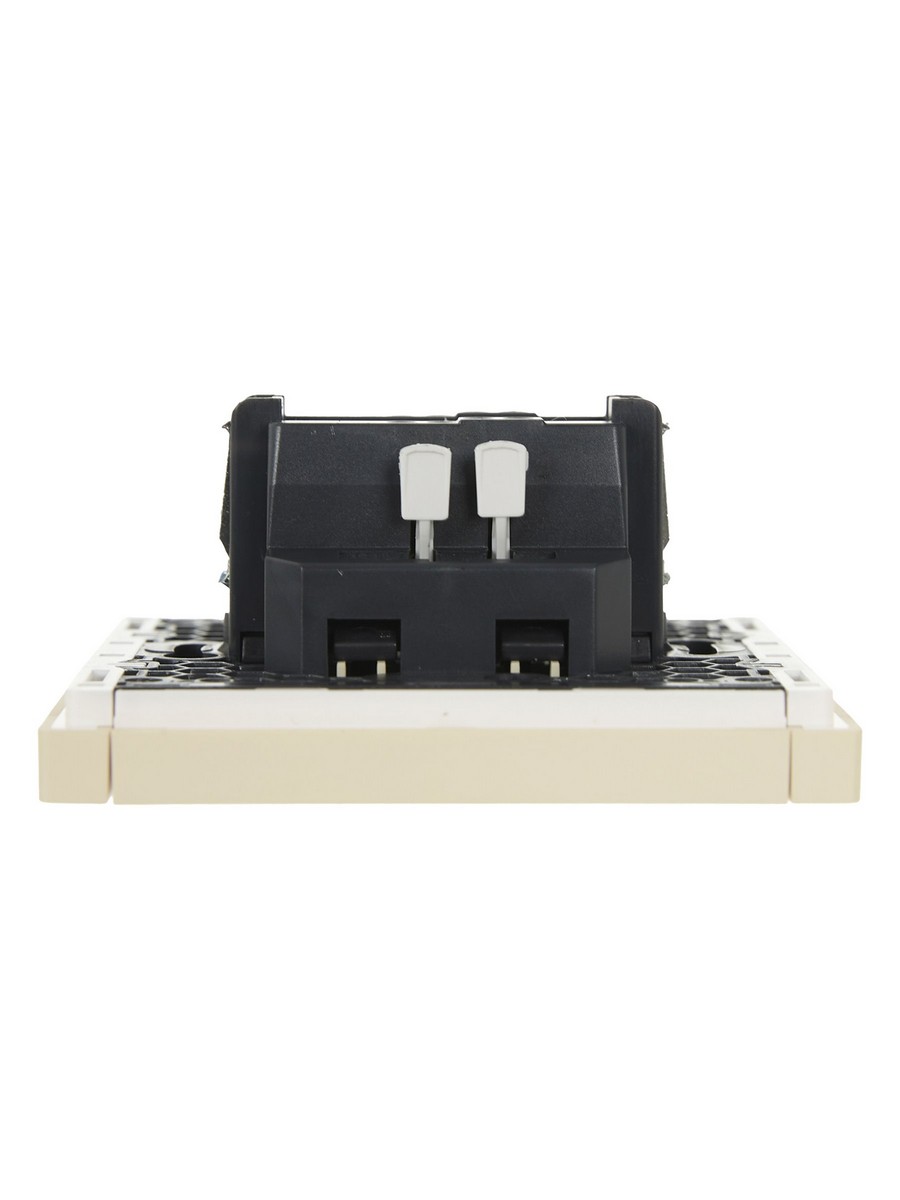 IEK FORTE&PIANO Ваниль Выключатель IEK FORTE&PIANO Ваниль 1-кл с индикатором 10А FP402