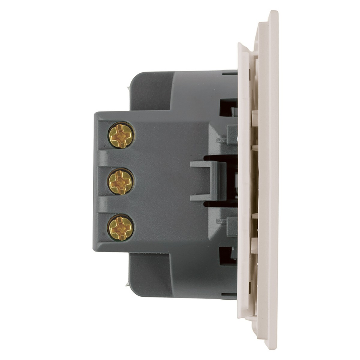 Мия - Розетки и выключатели Stekker Переключатель перекрестный 1-клавишный STEKKER Мия RSW10-3110-08 пудровый жемчуг 50570