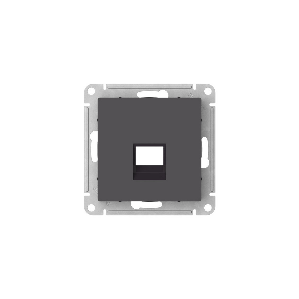 Накладка Systeme Electric AtlasDesign Базальт для информационных функций Keystone