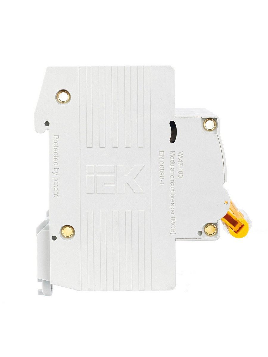 3 полюсные (трехполюсные) Автоматический выключатель IEK KARAT ВА 47-100 3Р 63А 10 кА х-ка С MVA40-3-063-C 