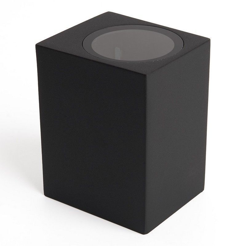 Уличные настенные светильники Светильник садово-парковый Feron DH050 на стену GU10 230V черный 48325 