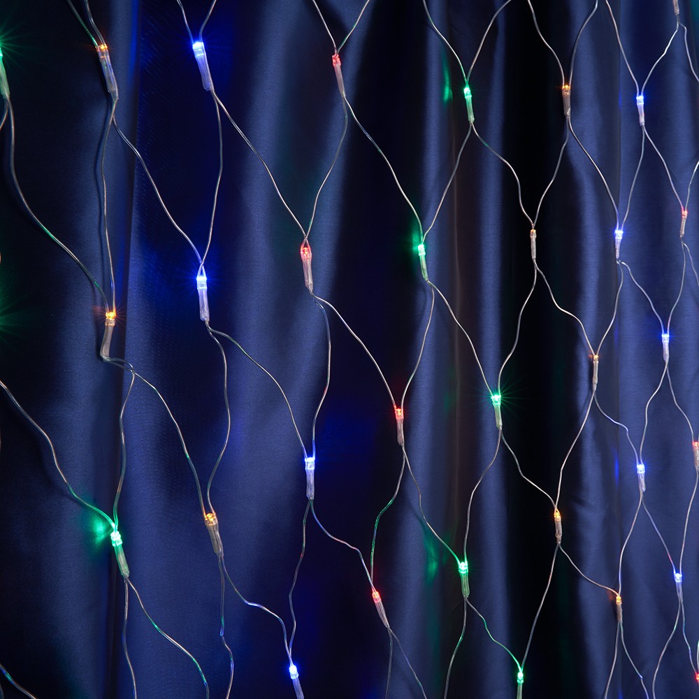 Светодиодная гирлянда Feron CL31 сеть 3х27м + 3м 230V мультиколор 220V 48175