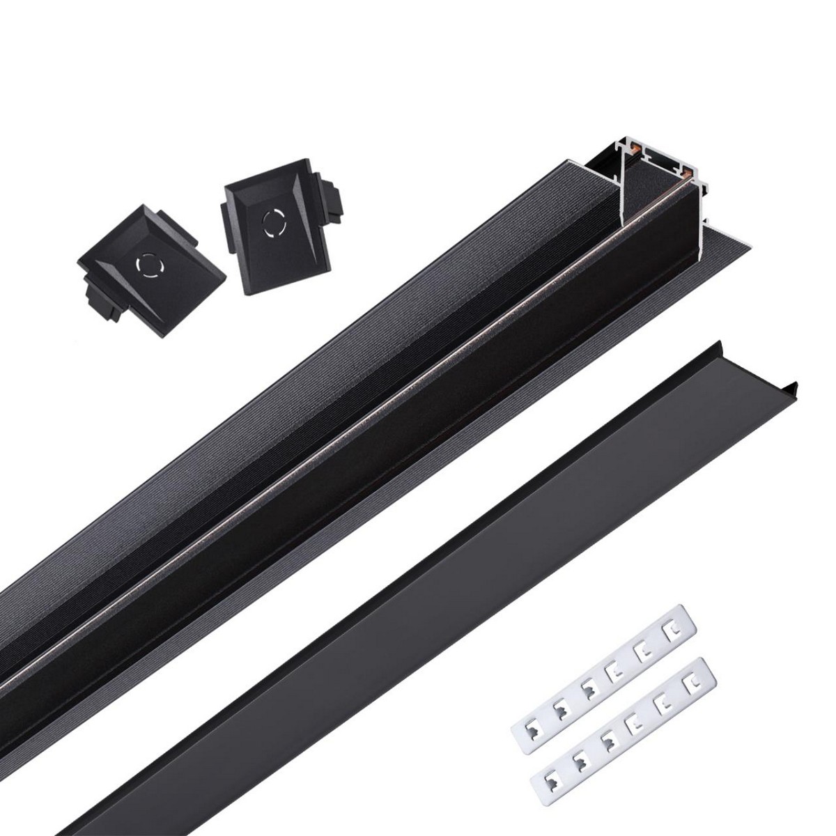 Трековые светодиодные светильники Низковольтный шинопровод для встраиваемого монтажа в ГКЛ, длина 2м NOVOTECH 135199 SMAL 