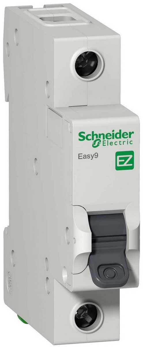 1 полюсные (однополюсные) Автоматический выключатель SCHNEIDER ELECTRIC EASY 9 1P 25A (С) 4,5kA EZ9F34125 
