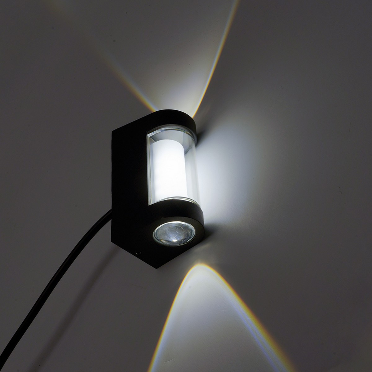 Уличные настенные светильники Светильник уличный светодиодный Feron DH056 4W 380Lm 4000K черный 51494 