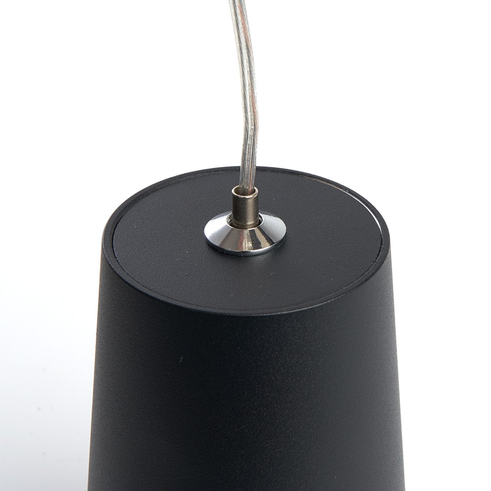Светильник подвесной Feron ML1838 Barrel BELL levitation MR16 черный 48421