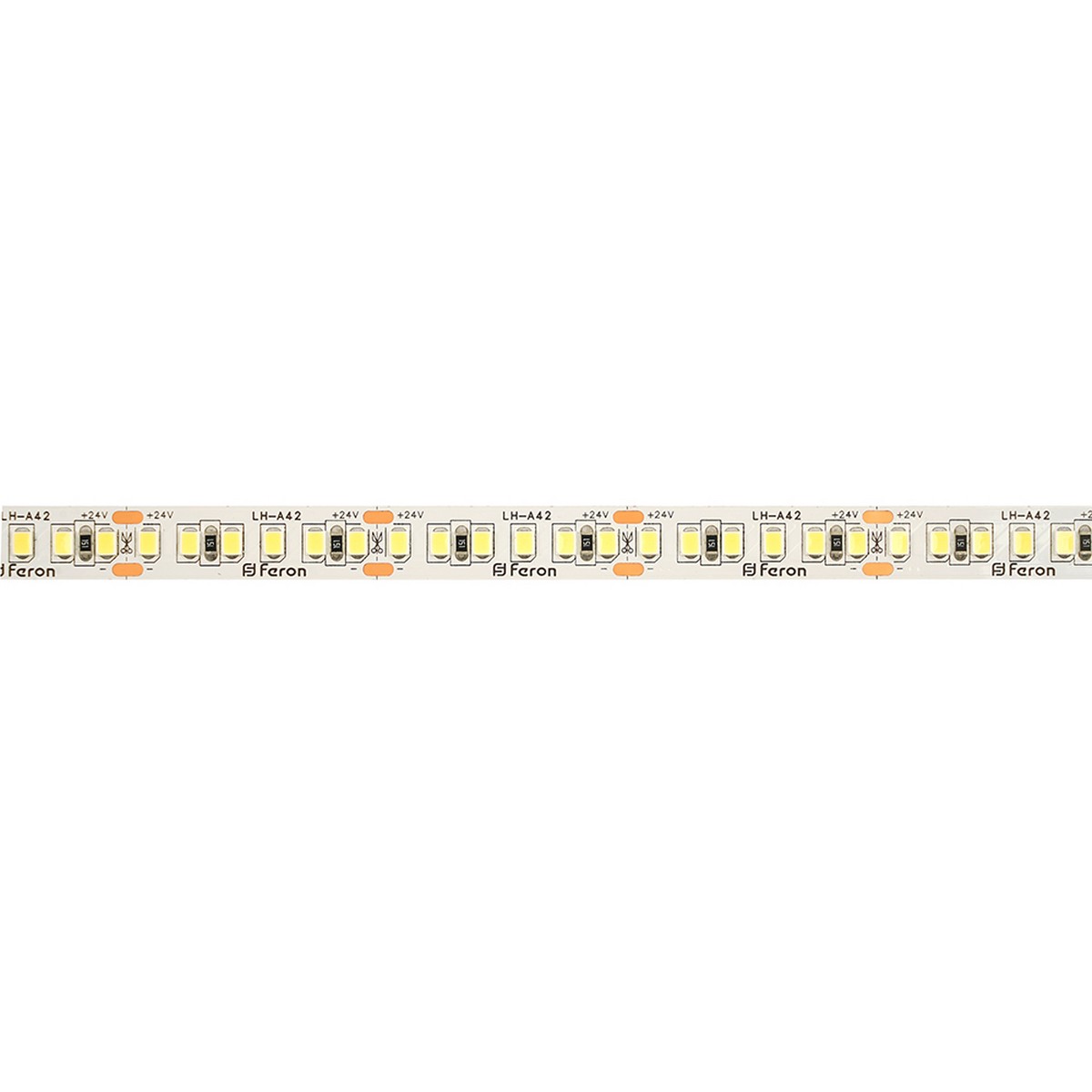Лента светодиодная Feron LS502 180SMD(2835)/м 16Вт/м 24V 30000*10*1.22мм 4000К 30м IP20 53090