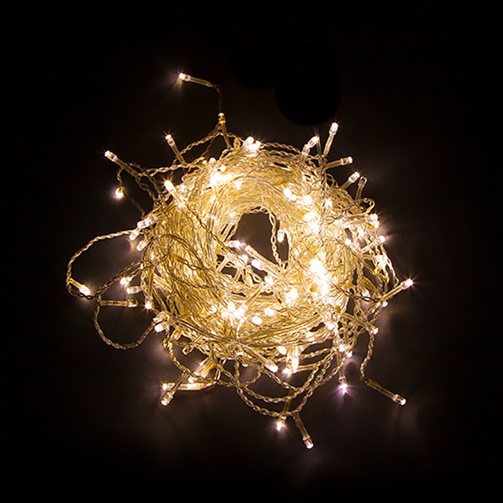 Светодиодная гирлянда Feron CL18 занавес 15*15м + 3м 230V 2700К статичная c питанием от сети прозрачный шнур 32323