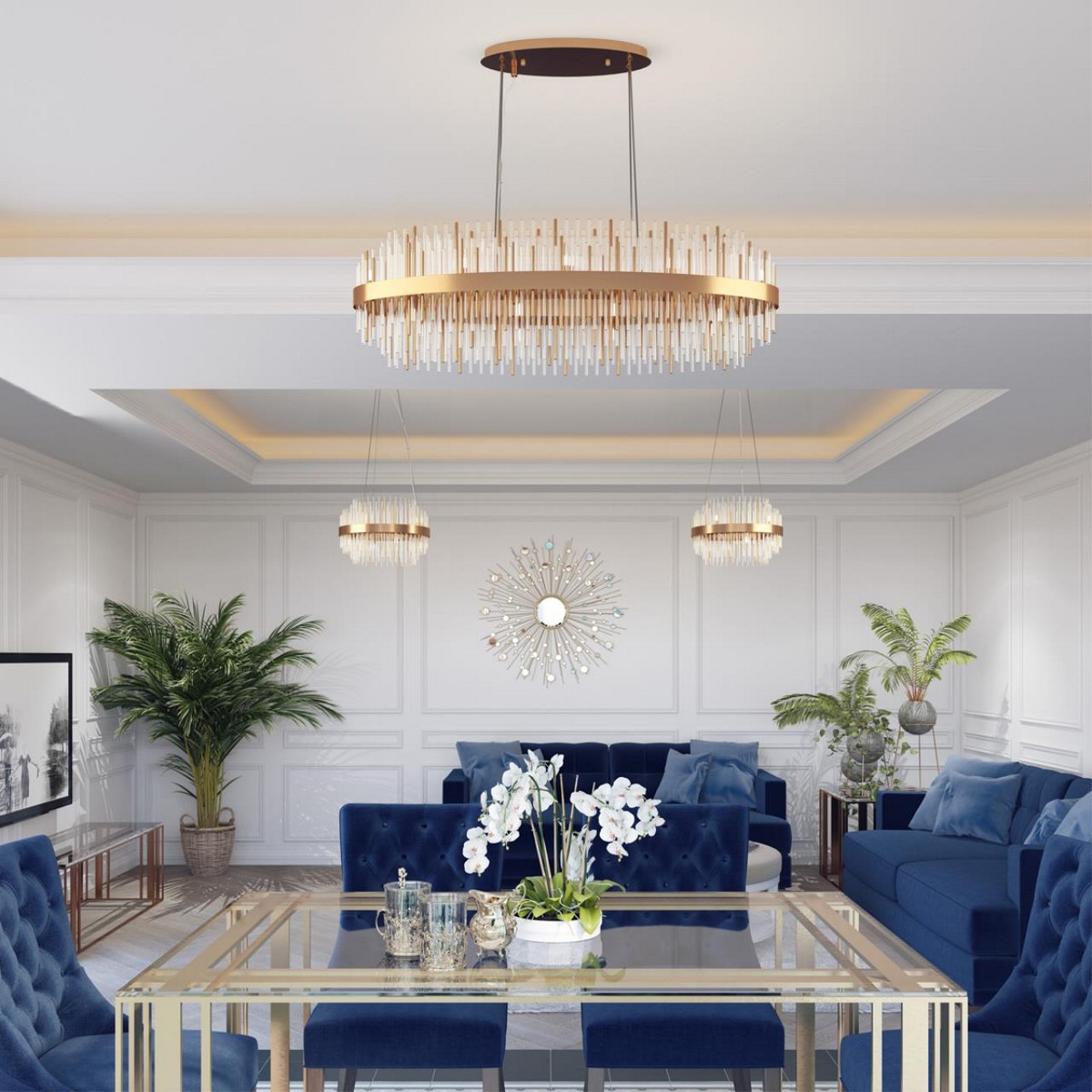 Люстра ODEON LIGHT 4639/8 IDA