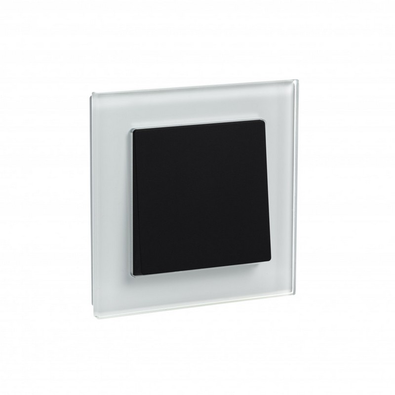 Рамка Systeme Electric AtlasDesign Nature Матовое стекло белый 1-ая ATN330101