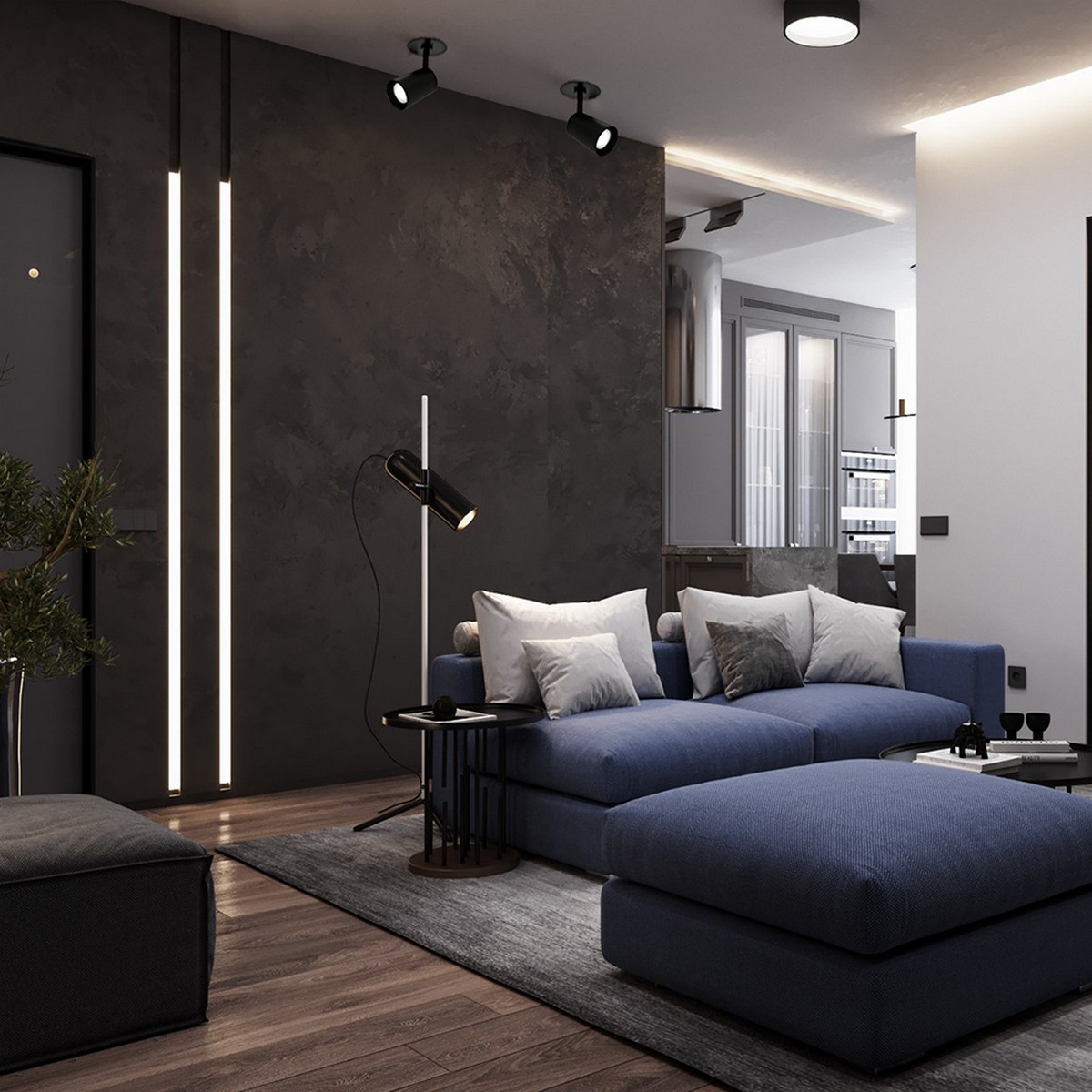 Светодиодный светильник Feron AL181 встраиваемый 12W 4000K черный 41002