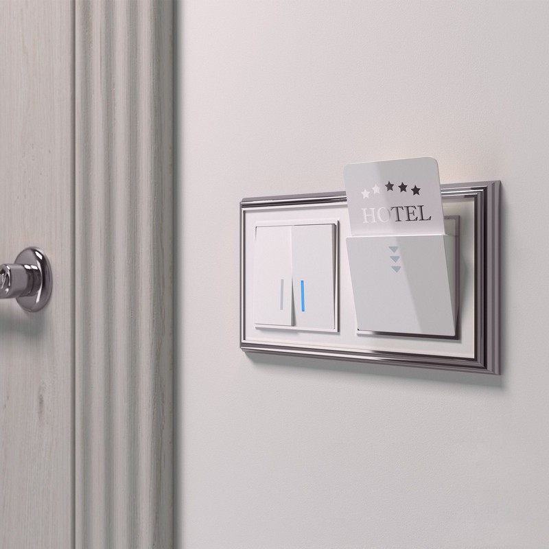 Werkel Белый механизмы Выключатель Werkel двухклавишный с подсветкой белый W1120101