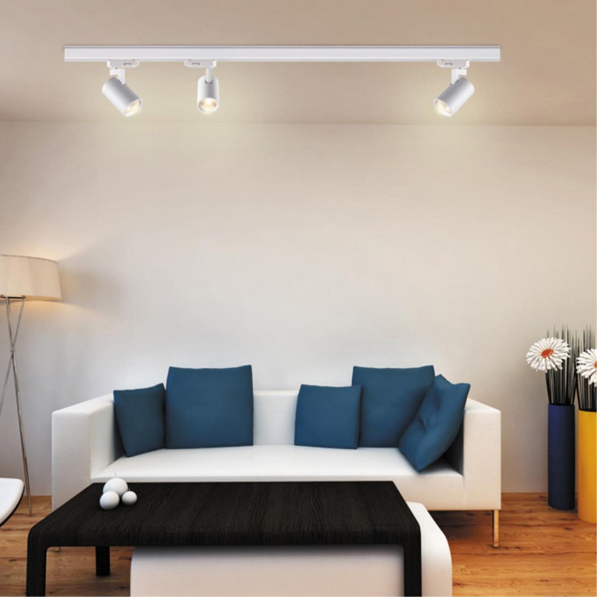 Трековые светодиодные светильники Трёхфазный трековый светильник NOVOTECH 370648 GUSTO 