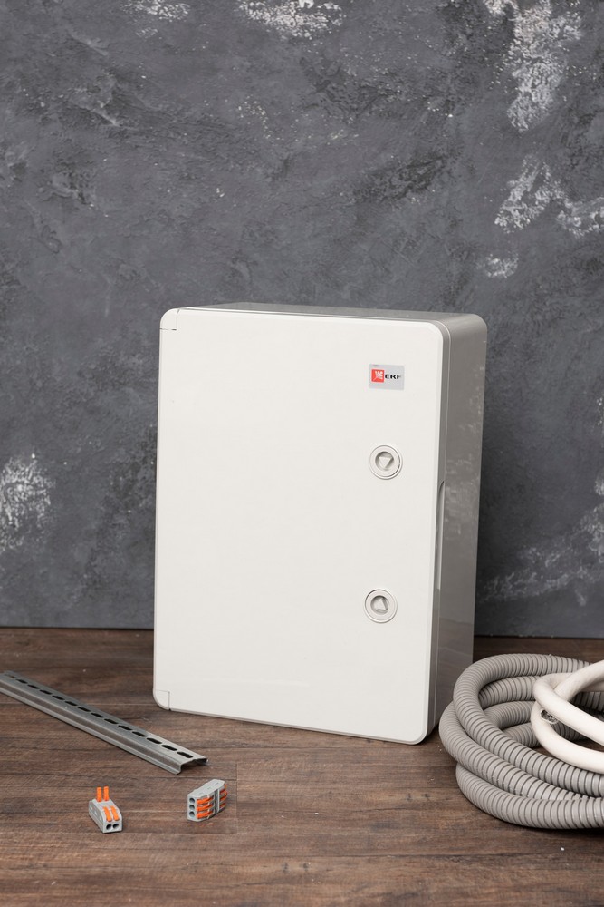 Пластиковые боксы и щиты EKF Бокс EKF PROxima пластиковый с монтажной платой 350х250х150 мм IP65 PB65MP002