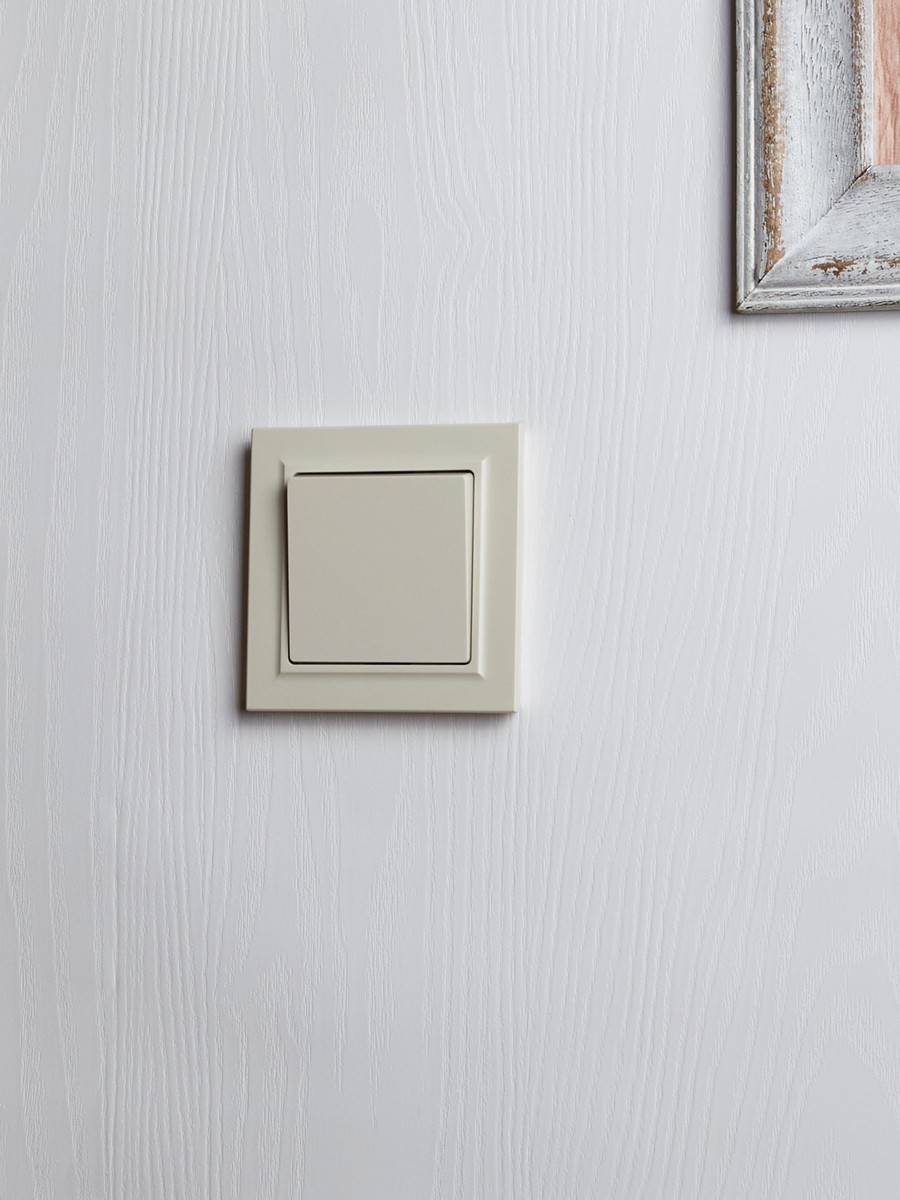Выключатель IEK BRITE Бежевый 1-кл. 10А в сборе ВСР10-1-0-БрКр BR-V10-0-10-K10-F