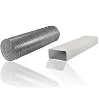 Гофра для вытяжки и канальные трубы для вентиляции