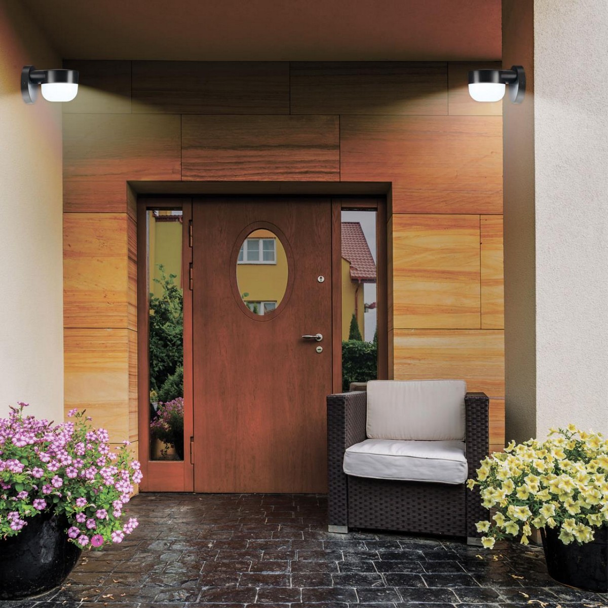 Уличные настенные светильники Ландшафтный настенный светильник NOVOTECH 358451 OPAL 