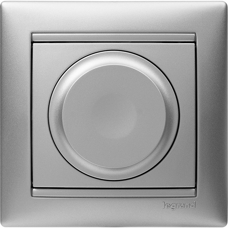 Светорегулятор Legrand Valena Classic алюминий для светодиодов 5-300 Вт 770263