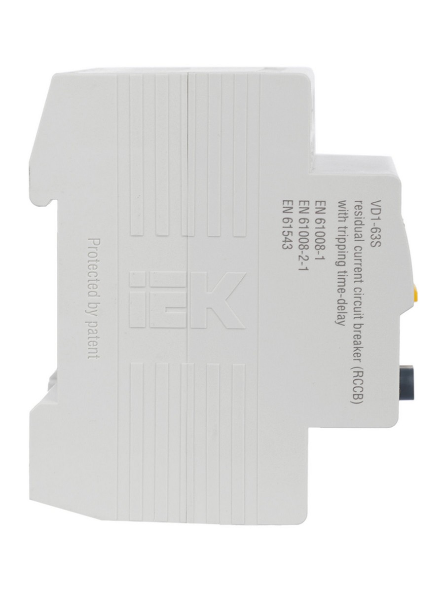 IEK Выключатель дифференциальный IEK KARAT ВД1-63S 4Р 40А 100мА MDV12-4-040-100 