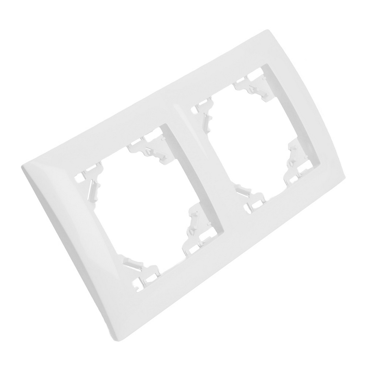 Рамка STEKKER 2-местная Эрна белый PFR00-9002-01 49630