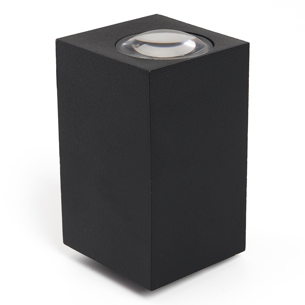 Уличные настенные светильники Светильник уличный светодиодный Feron DH055 2*5W 800Lm 3000K черный 48487 