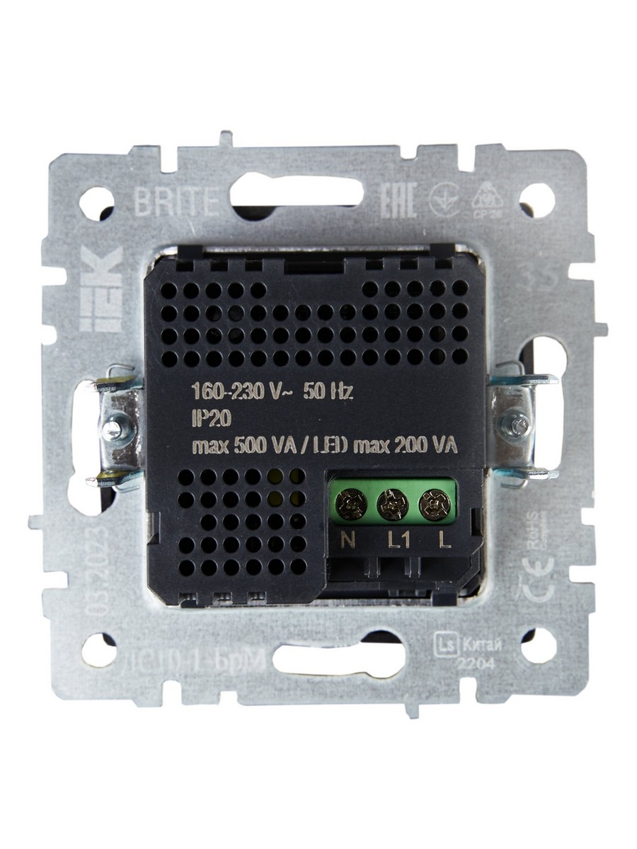 Датчик движения IEK BRITE BASE Маренго ДС10-1-БрМ BR-MS10-N-150-05-K35